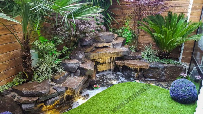 آبنما در پاسیو آبنما