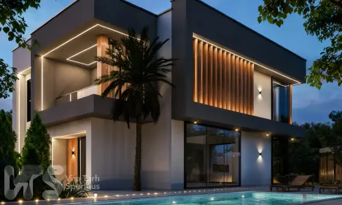 Duplex villa طراحی ویلا دوبلکس