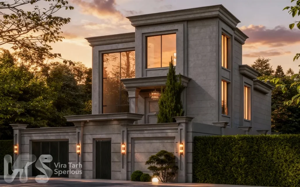 طراحی ویلا تریبلکس کلاسیک در متل قو طراحی ویلا تریبلکس کلاسیک در متل قو