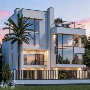 طراحی ویلا چهارطبقه مدرن جهار طبقه در قائم شهر