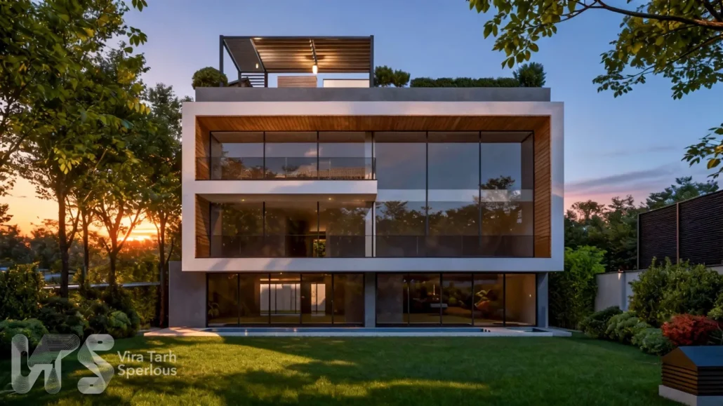 طراحی ویلا تریبلکس مدرن در مهرشهر کرج5 طراحی ویلا تریبلکس مدرن در مهرشهر کرج