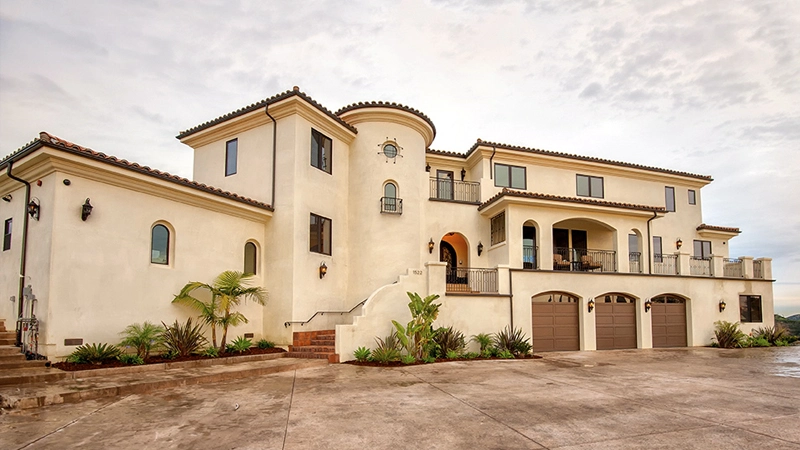 spanish villa design01 طراحی ویلا سبک اسپانیایی