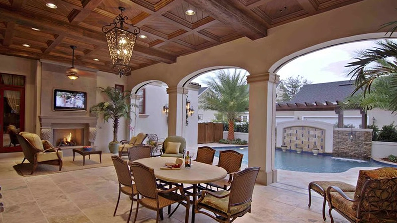 spanish villa design03 طراحی داخلی ویلا سبک اسپانیایی