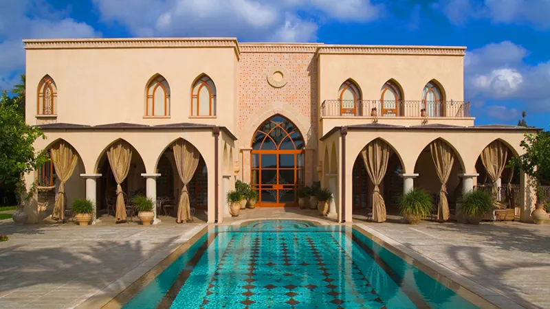 طراحی ویلا مراکشی
