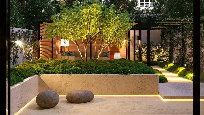 Garden design cost2 هزینه طراحی باغ در ایران