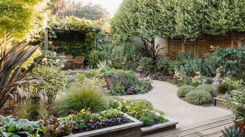 Garden green space design طراحی فضای سبز باغ