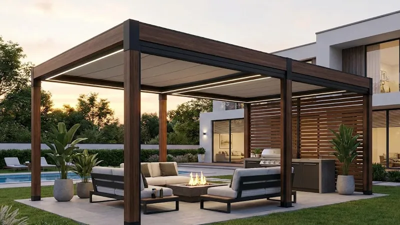 Gazebo and living space design طراحی آلاچیق و فضای نشیمن در باغ