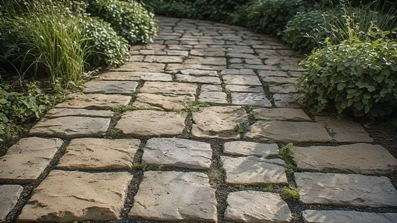 Path design and flooring طراحی مسیرها و کف سازی باغ