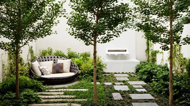 Modern style of green space design سبک مدرن در طراحی فضای سبز