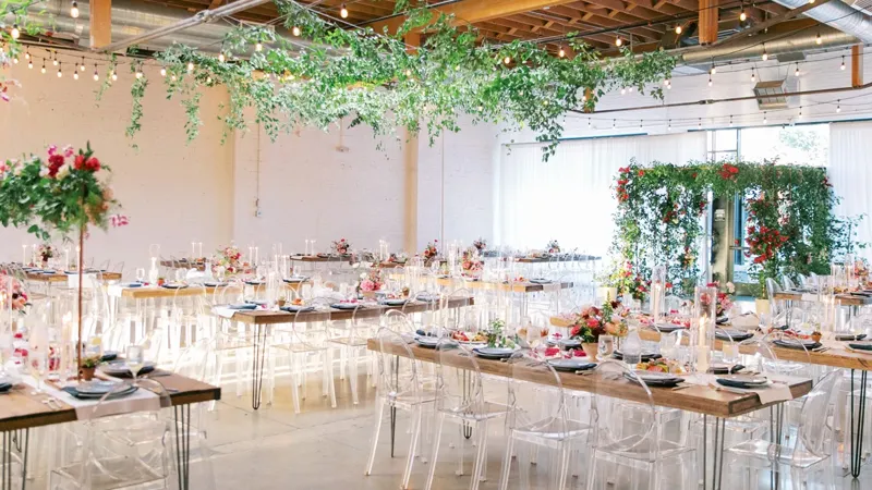 Wedding hall modern and minimalist style تالار عروسی با سبک مدرن و مینیمال